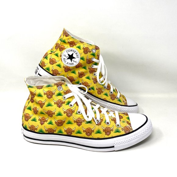 Converse Other - 💖MEGA SALE💖Converse Chuck Taylor Ctas HI Highland Yellow Canvas Men's A02378C